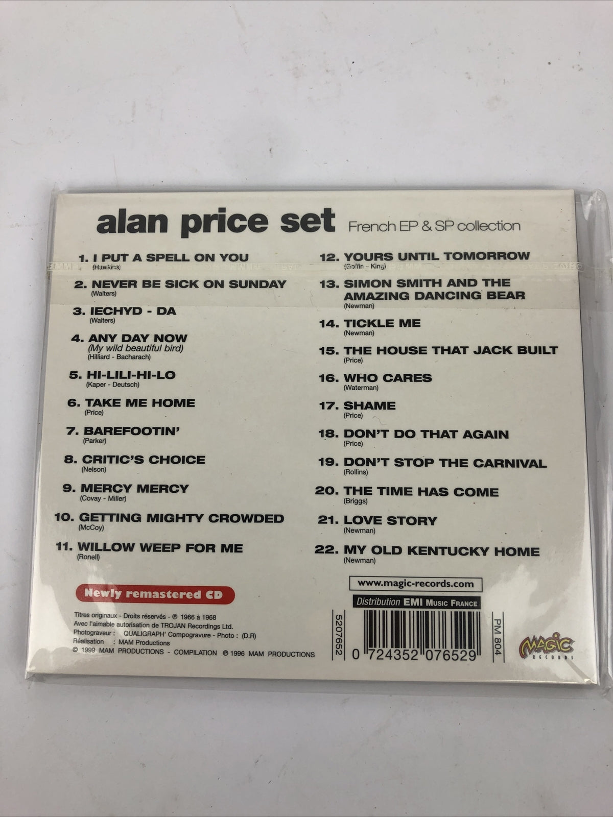 The Alan Price Set French EP & SP Collection Remastered Magic Record Mint #7