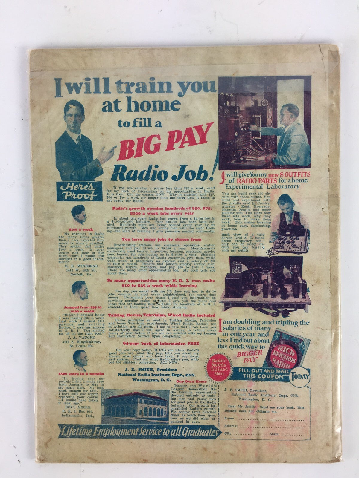December 1930 Radio News Magazine Ten Typical Servicemens Workshops Radiostat