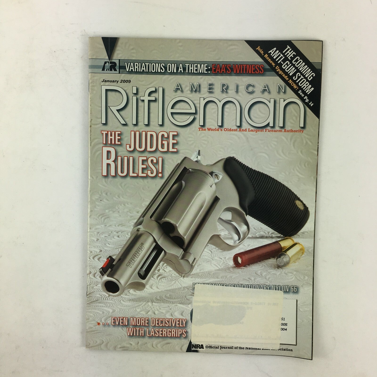 January 2009 American Rifleman Magazine The Judge Rules Taurus Remington's