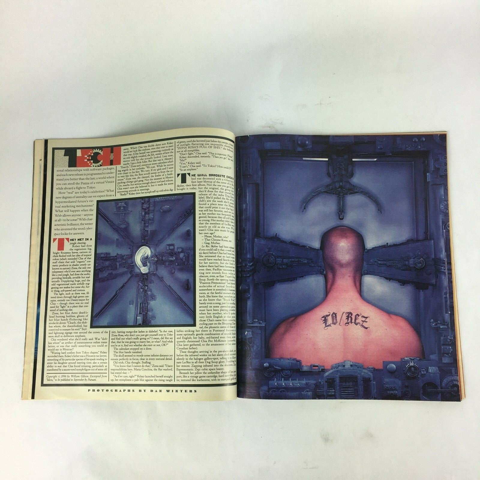 May 1996 RollingStone Magazine Dave Vs. Dave Heroin and Rock Junkie Town