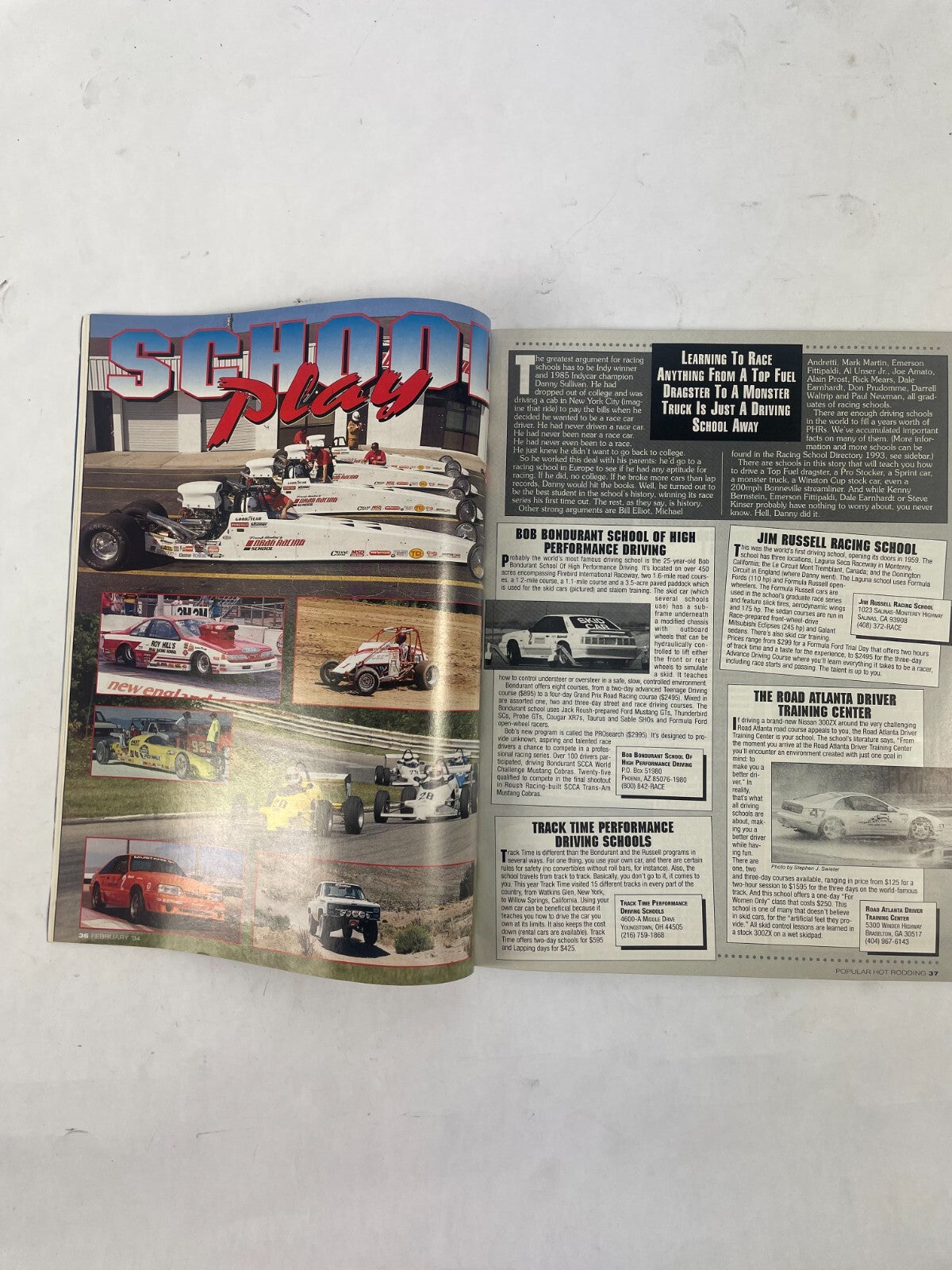 February 1994 Hot Rodding Magazine Muscle Car Price Guide! What's Hot For '94