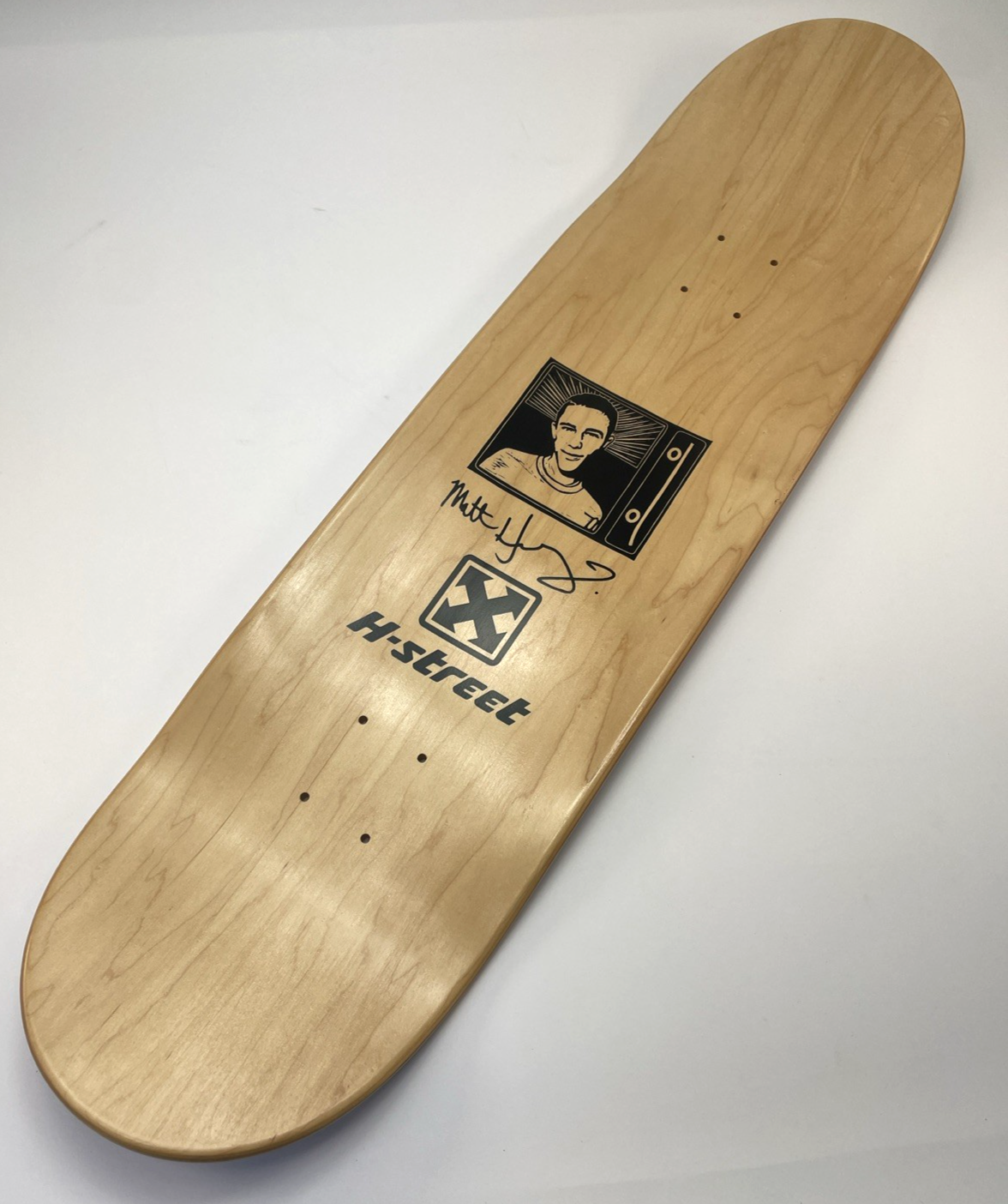 H-Street Matt Hensley Blue Eagle signed skateboard deck 32.75 x 9 inches
