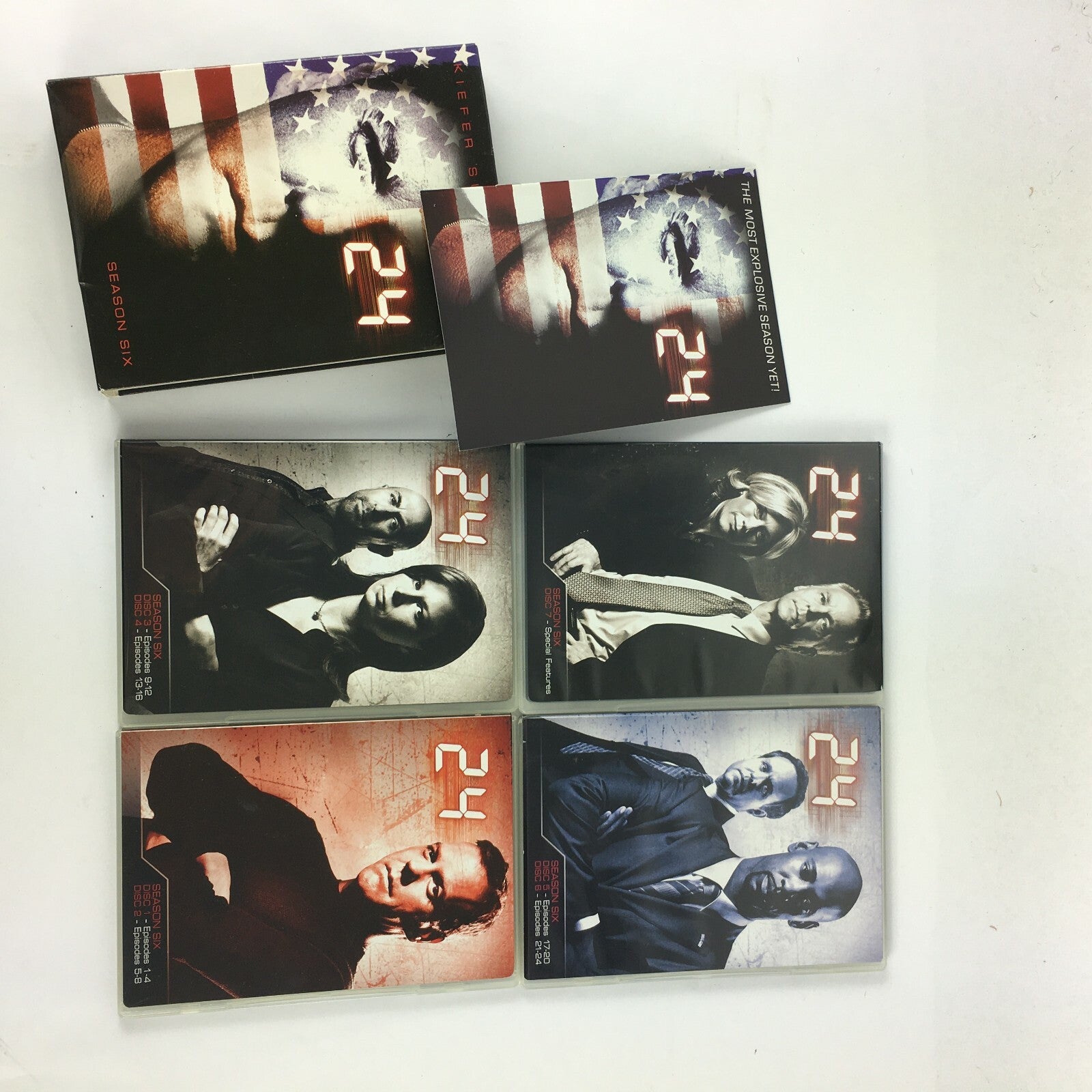 Kiefer Sutherland 24 Season Six Special Features 1-24 Episodes T1