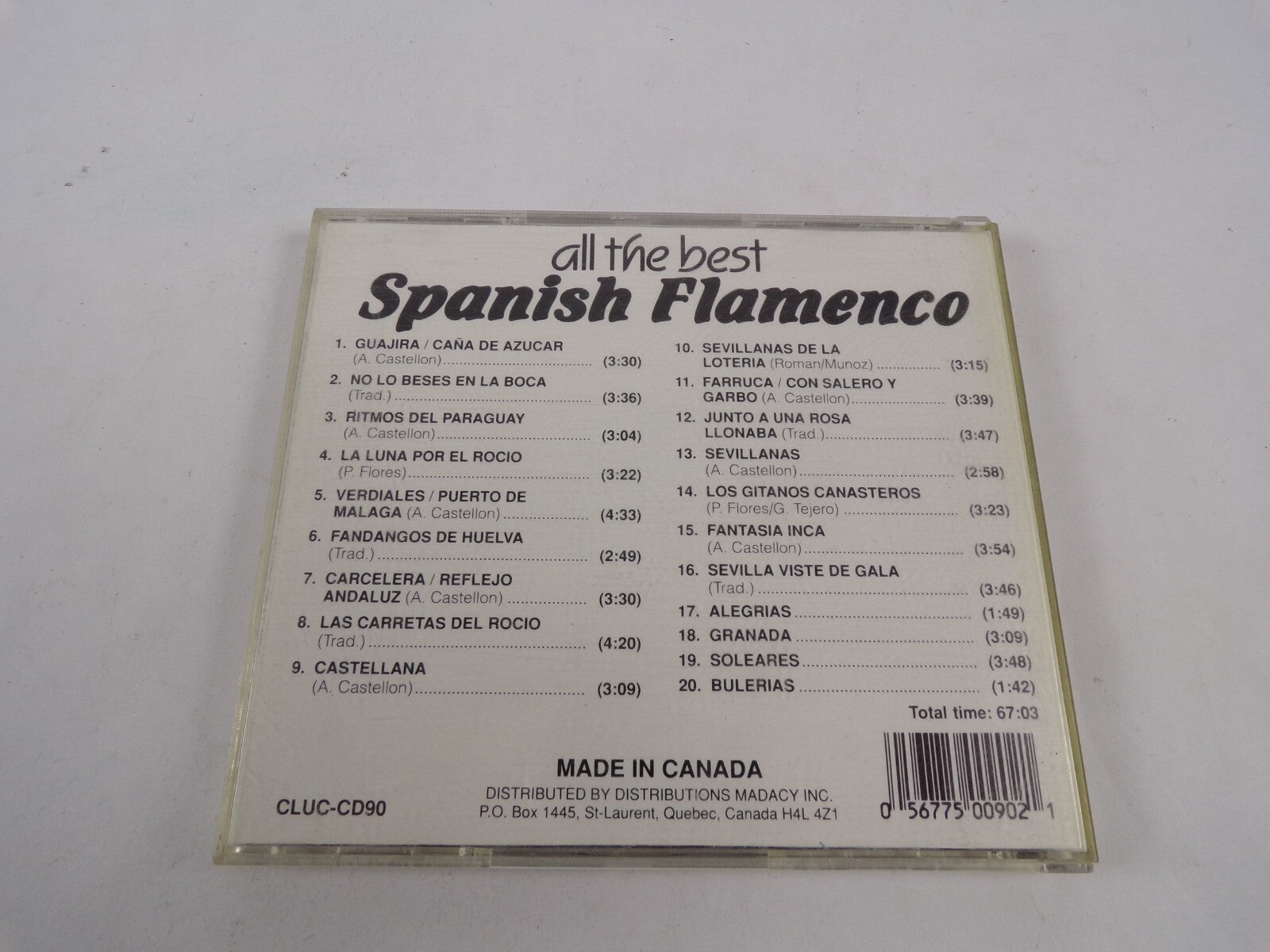 All The Best Spanish Flamenco CD#43