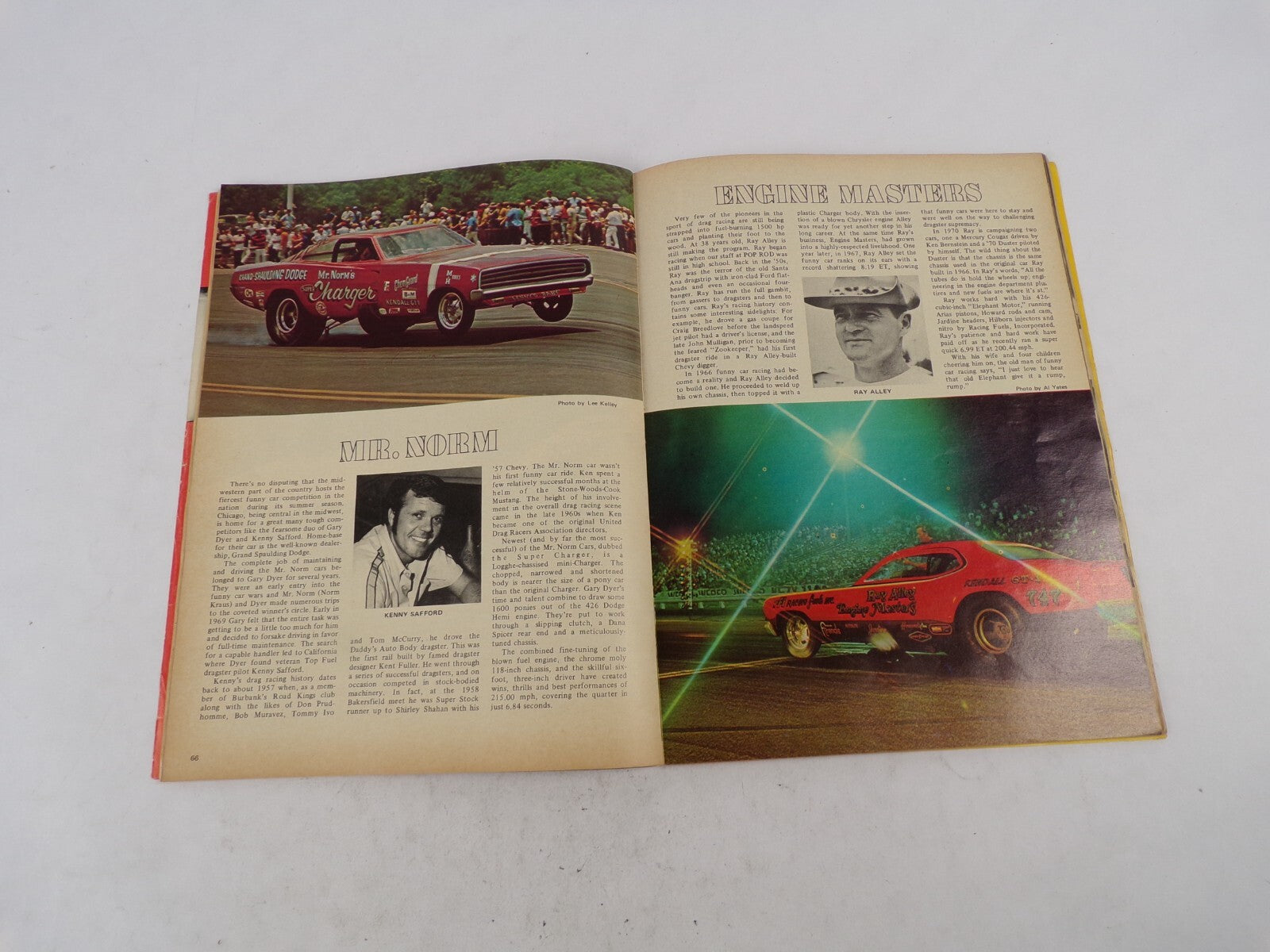 November 1970 Hot Rod Magazine 6-Second,200MPH Funny Cars! Six-Cylinder Maveric