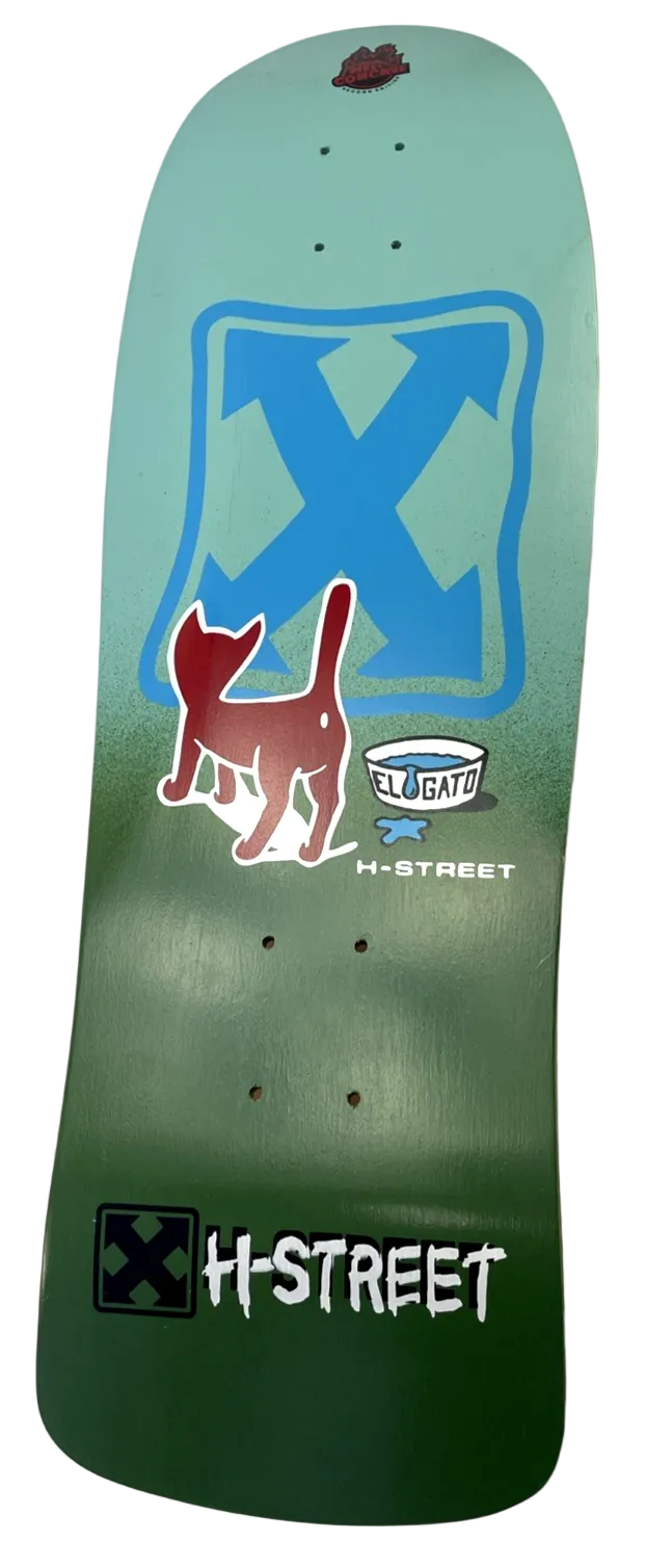 H-Street Eddie El Gato Elguera Kitty reissue skateboard deck