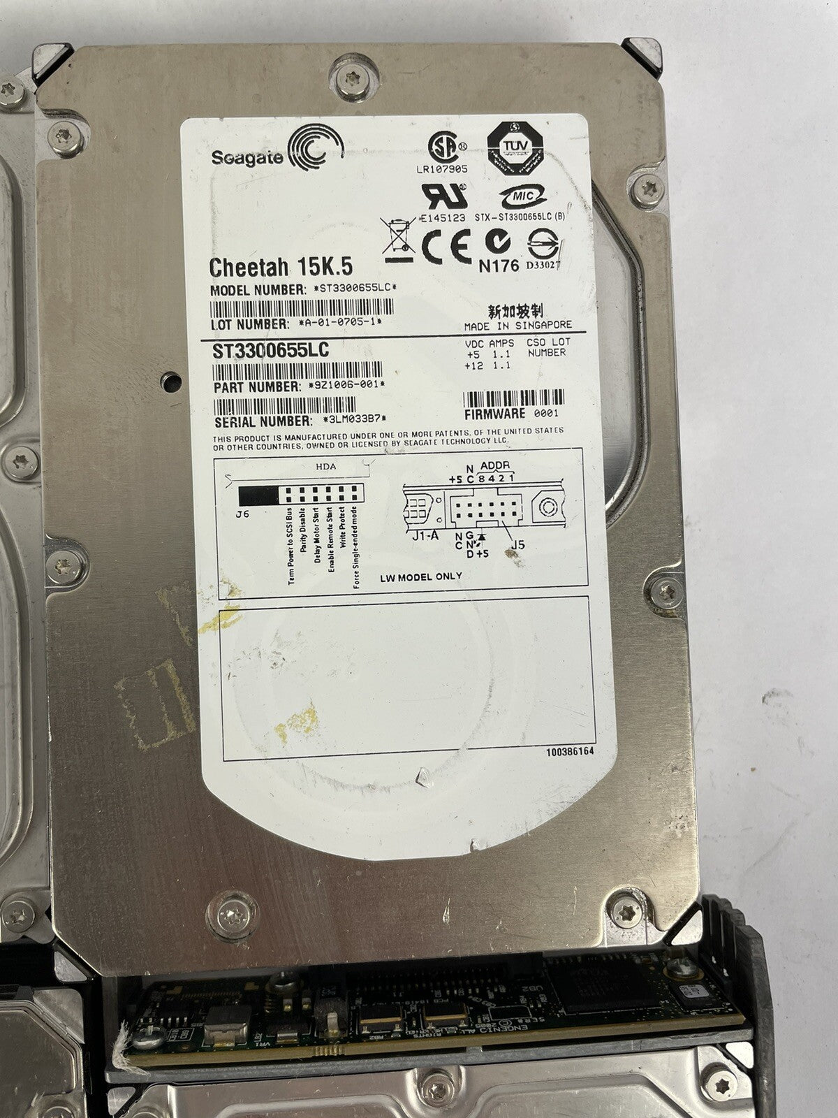 LOT OF 6 - Assorted Seagate Hard Drives - 3.5" HDD - Cheetah - Barracuda