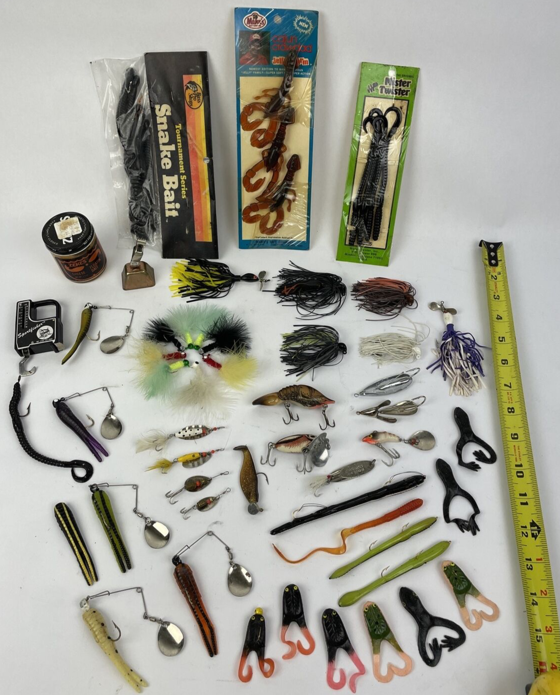 Fishing Lure Lot 50 + Pieces Weed Wing Frog Spinner Jitterbug USA JAPAN - LOOK