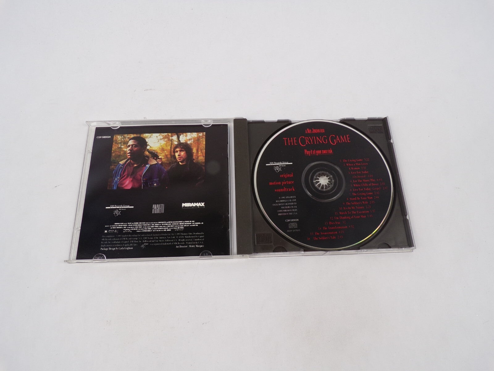 A Neil Jordan Film The Crying Game Play It At Your Own Risk When A Man LoveCD#69
