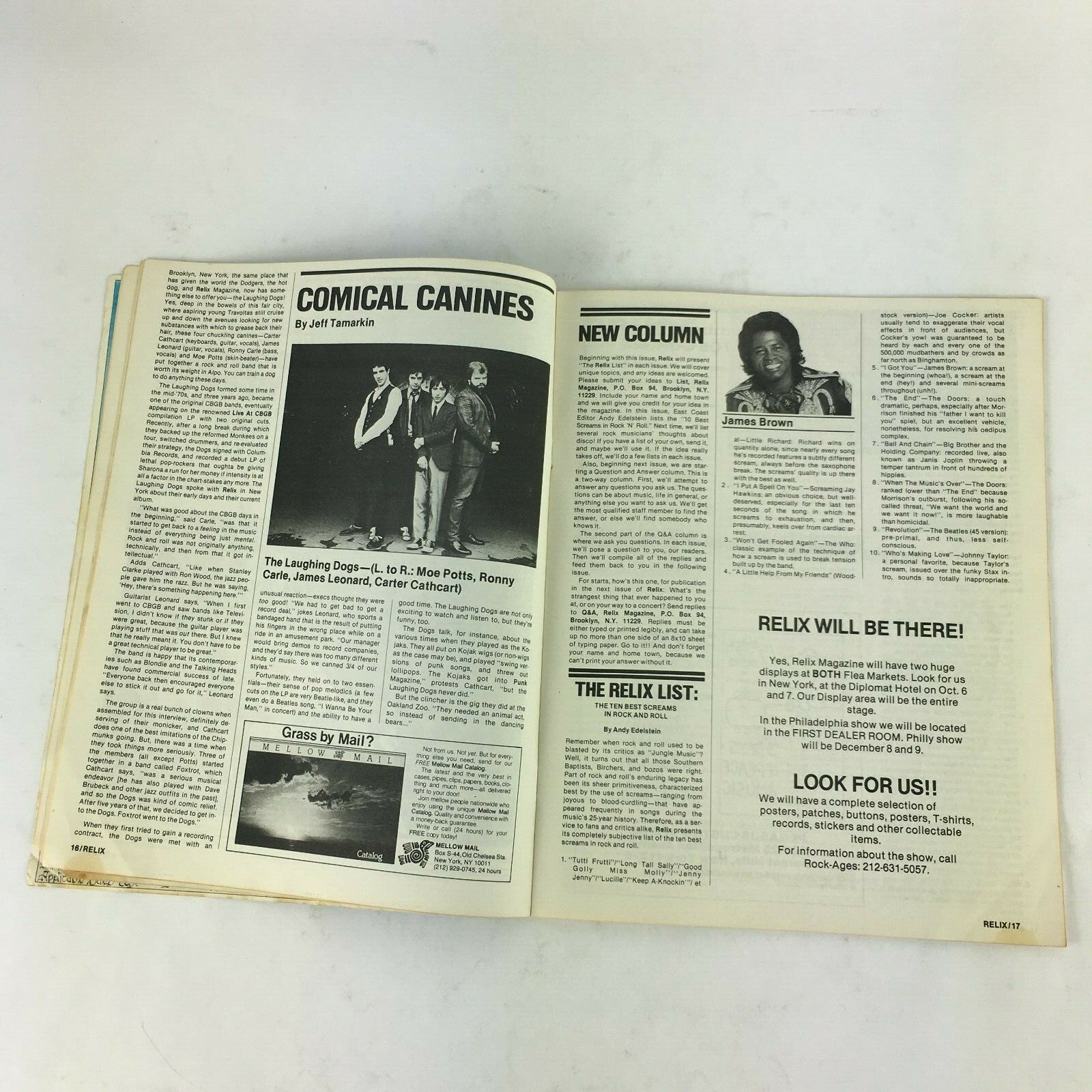 Relix Vol. 6 Magazine Zappa! The Dead in Colorado Talking Heads Kinks The Knack