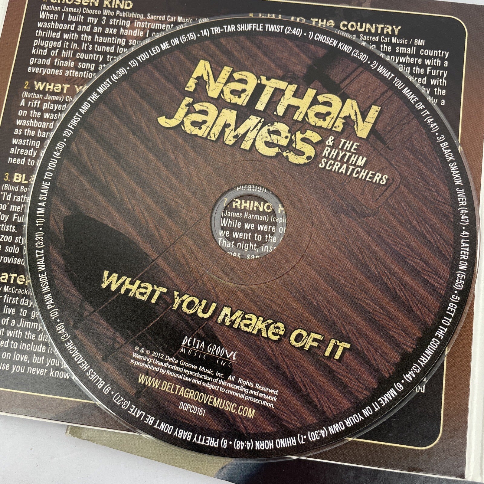 2 x Nathan James - Hear Me Calling & what You Make of It - Digital Audio CD - JK