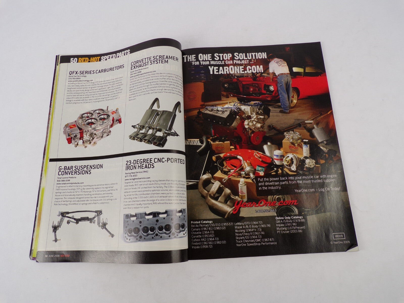 June 2009 Hot Rod Magazine New Tech,Ideas,Power Red-Hot Speed Cobra Jet Parts