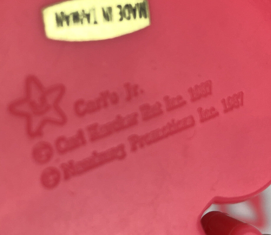Vintage 1987 Hardee’s Carl's Jr. Toy Pink elephant Scissors - Extremely Rare