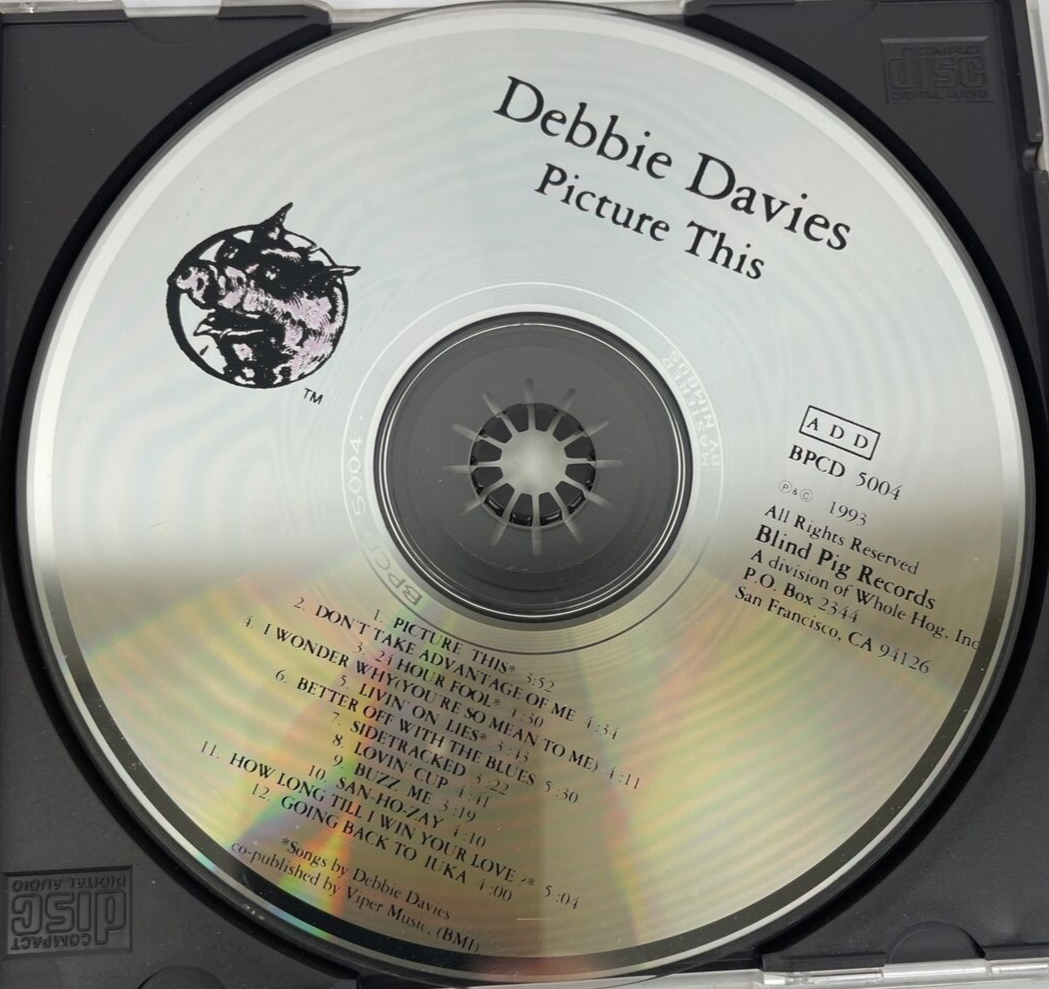 Davies, Debbie ( Digital Audio CD, 1993 ) Blind Pig Records - Mint Disc - CD