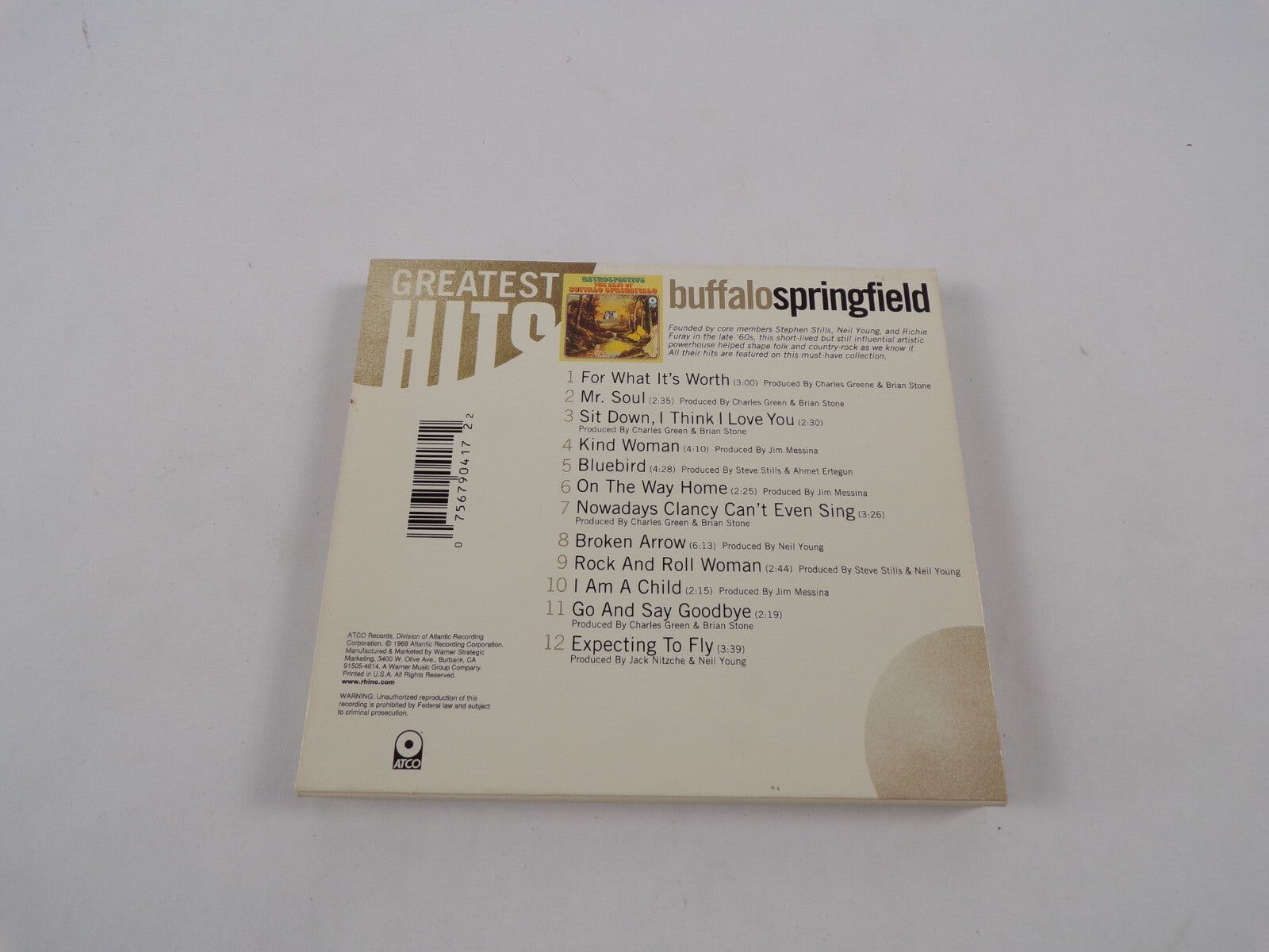 Buffalo Springfield Retro Spective The Best Of Buffalo Sprine Field Great CD#45