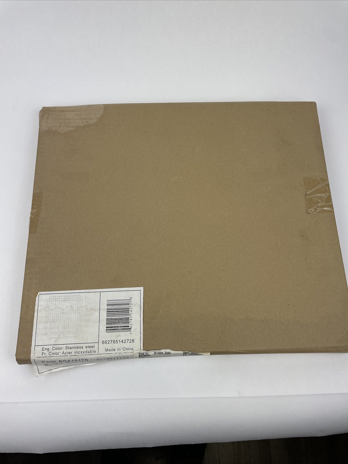 KINDRED BGA1517S Stainless Steel Bottom Grid for Sink 15" x 13" Stainless Steel