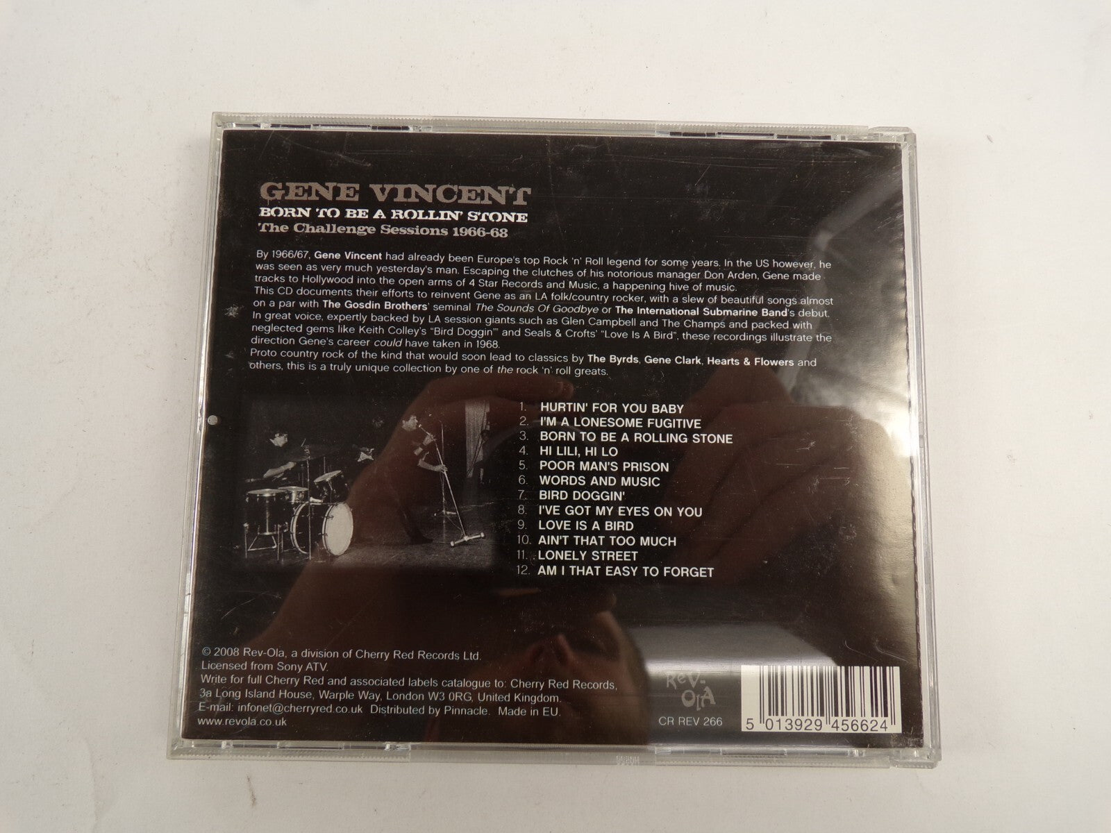 Gene Vincent Born To Be A Rollin' Stone Lonely Street Bird Doggin' CD#47