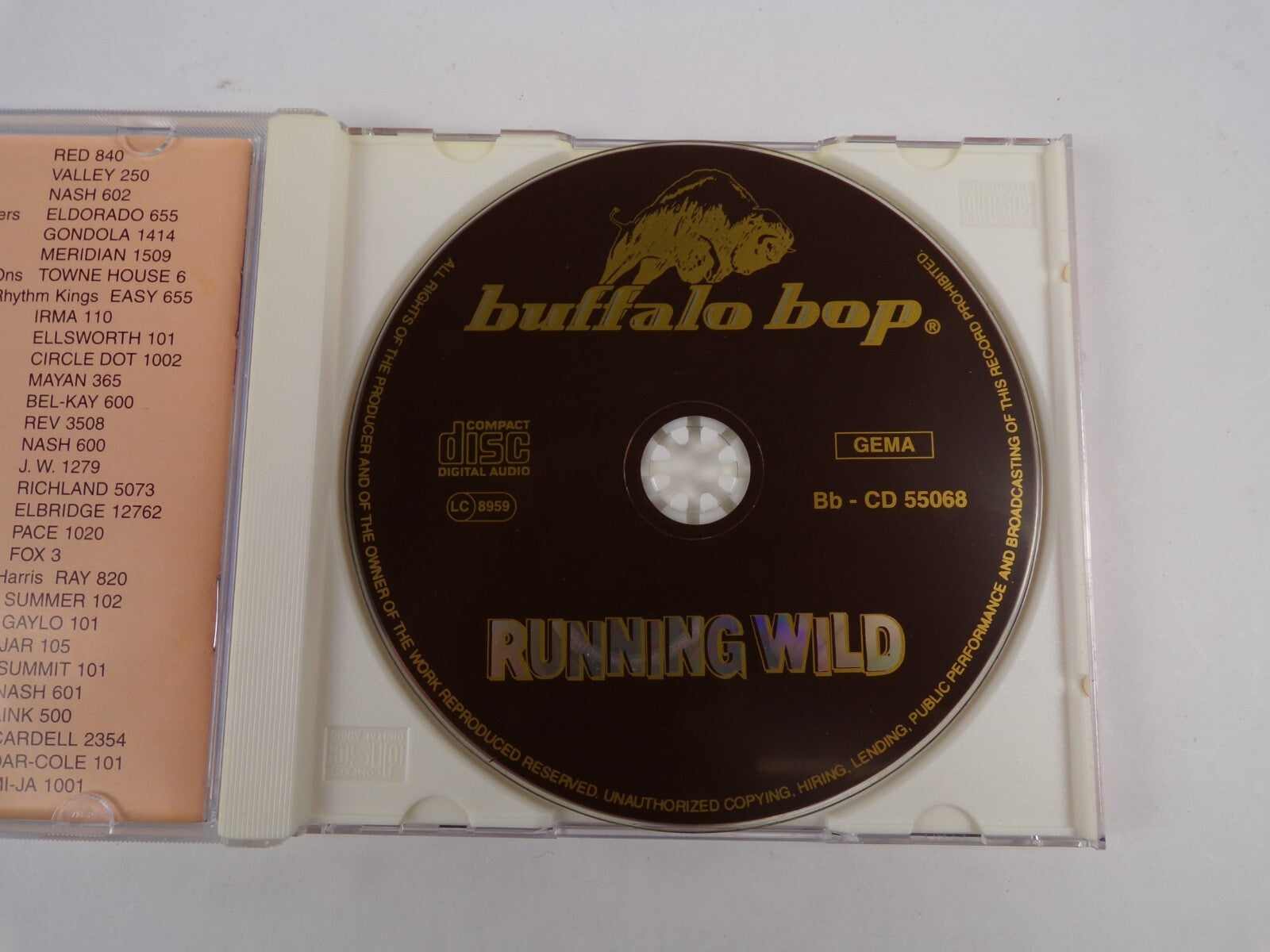Running Wild Crawdad Song I'm Gone No More No More Dood It Jennie Lou CD#41