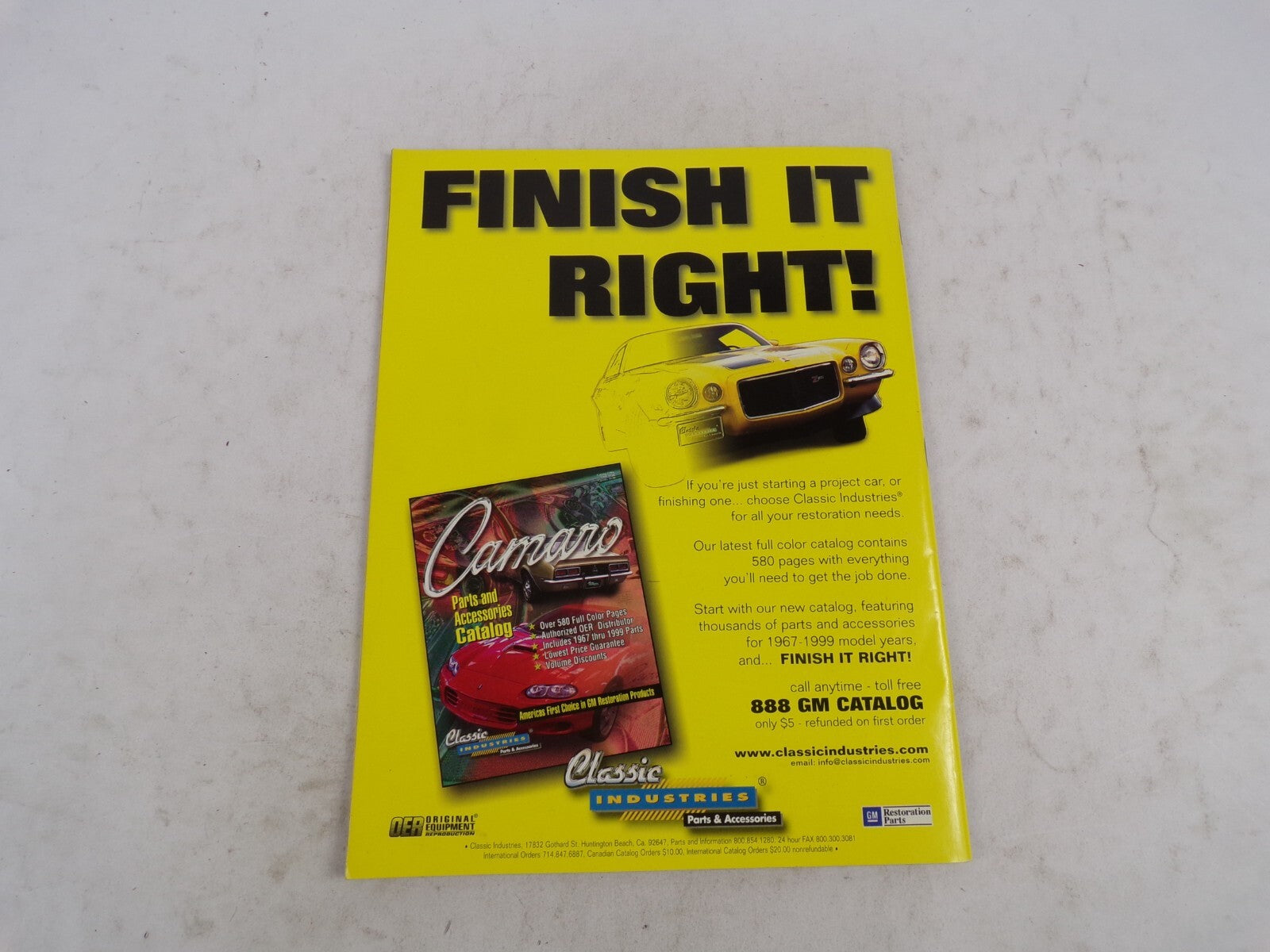 April 1999 Camaaro Performers From Classic To High Tech Inside Scoop! Tips On