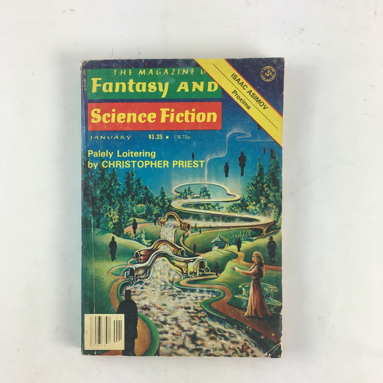 January Fantasy & Science Fiction Magazine Palely Loitering by ChristopherPriest