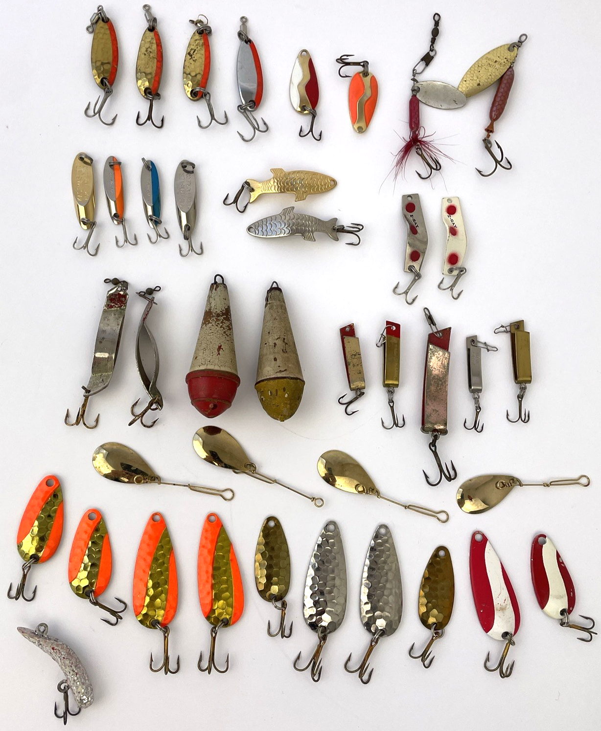 Trout Salmon Fishing Lure Huge Lot Kastmaster Luhr Jensen Phoebe Mac Dan Z-Ray +
