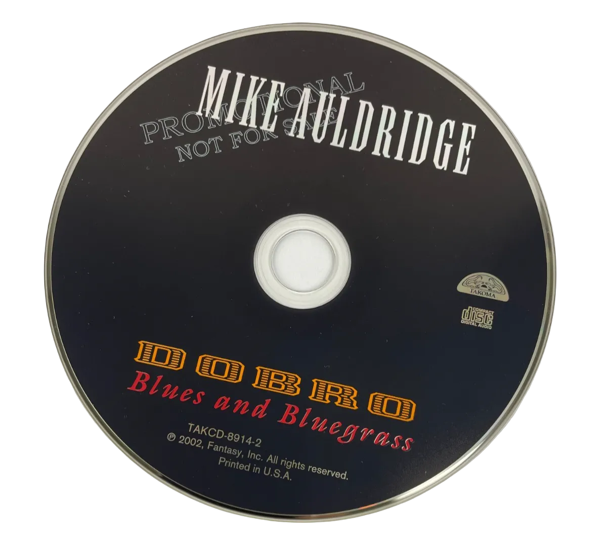 Mike Auldridge Dobro Blues And Bluegrass Digital Audio CD Fantasy Records 2002