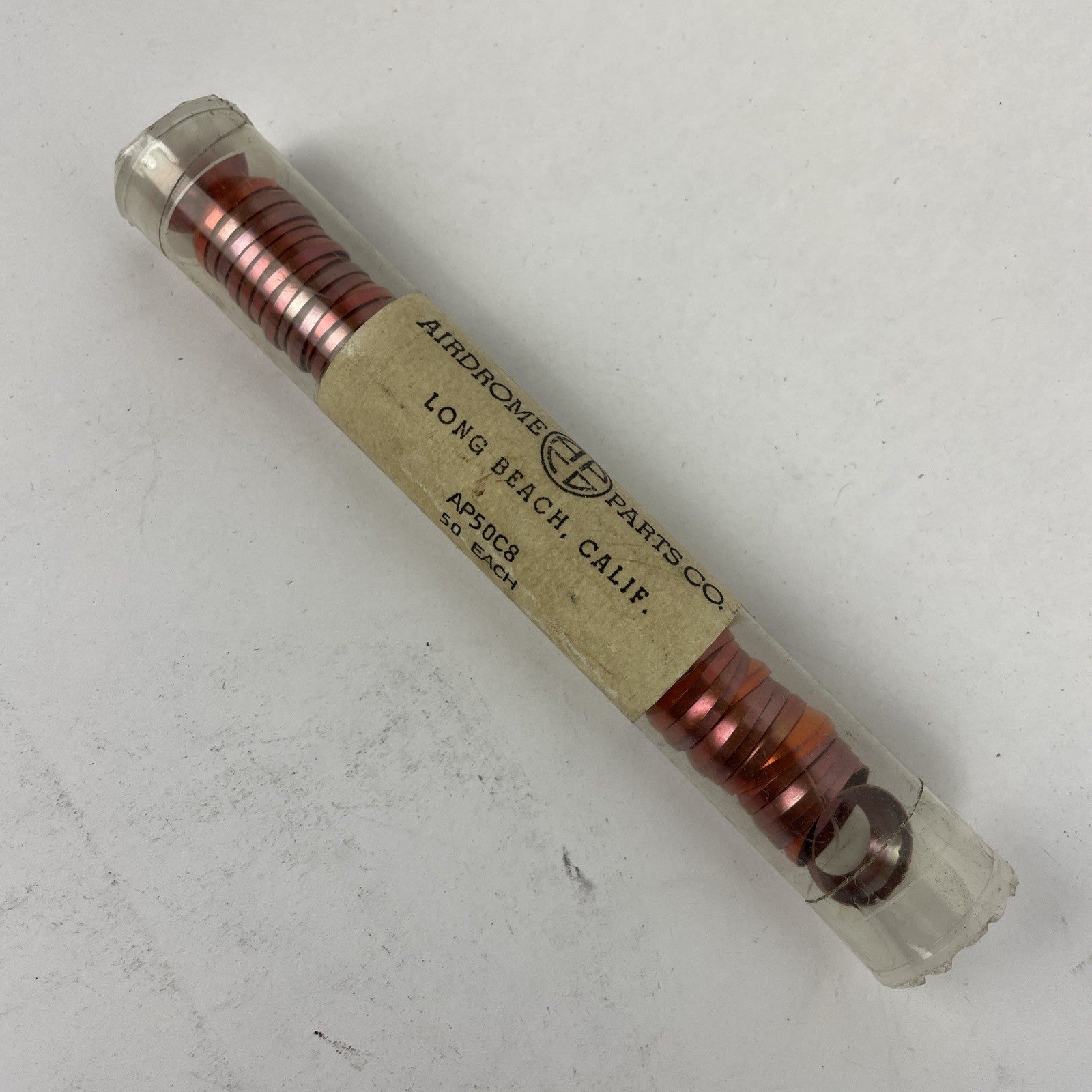 Airdrome AP50C8 copper conical seals 50 pack USA made