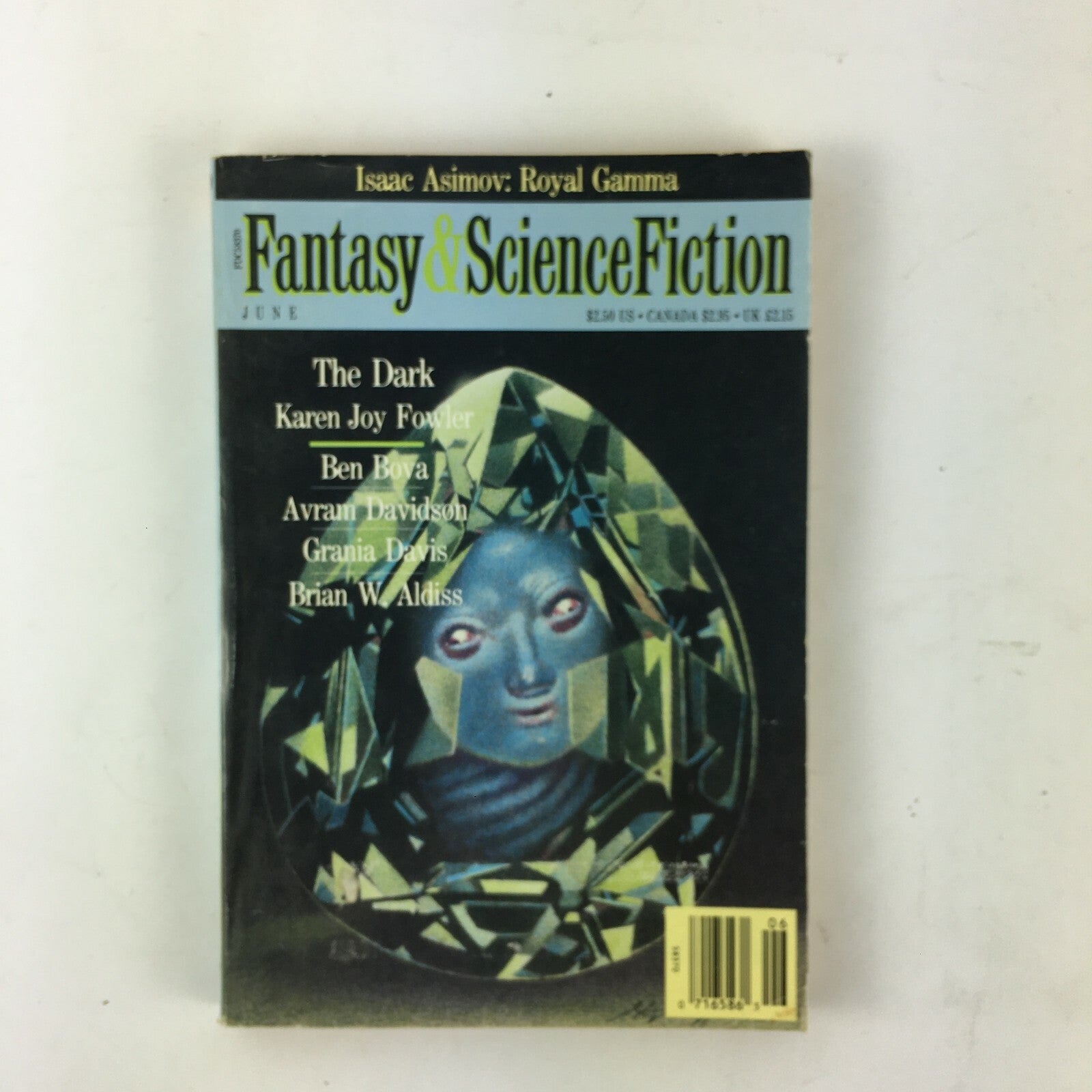 June Fantasy & Science Fiction Magazine The Dark Karen Joy Fowler Ben Bova