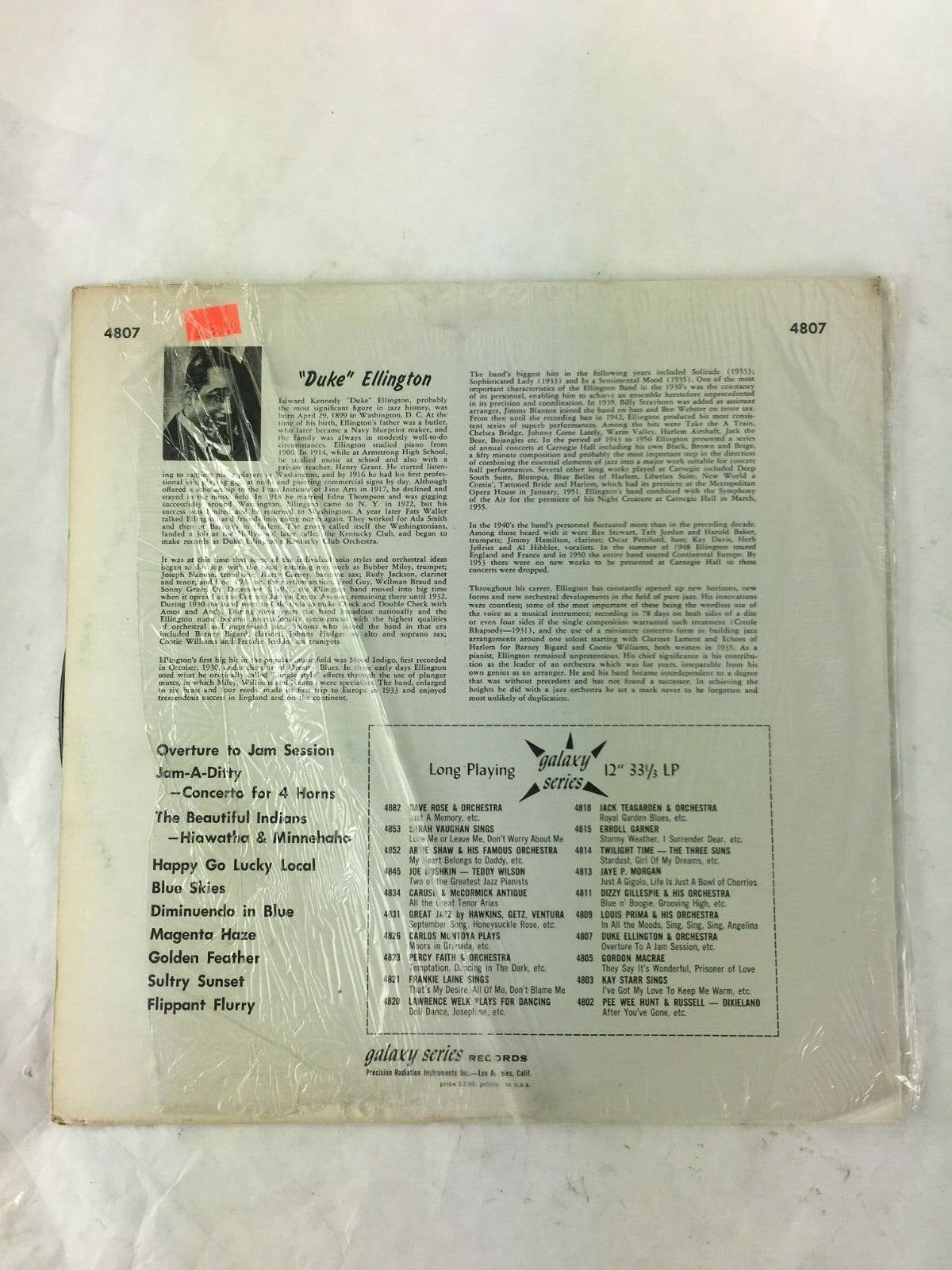 Duke Ellington and his famous orchestra and soloists