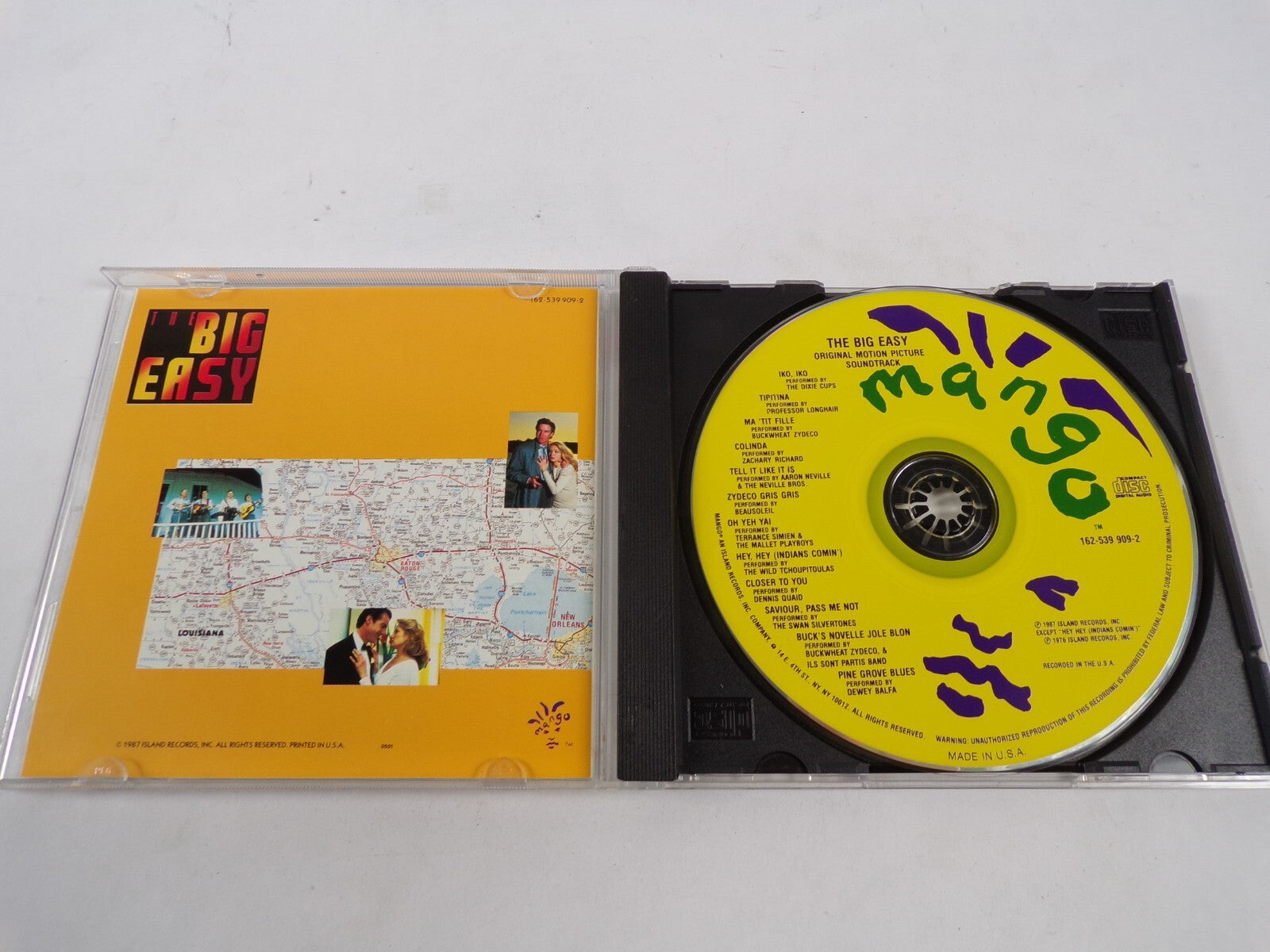 Big Easy Featuring Music By Beausoleil The Dixie Cups Dennis Quaid CD #43