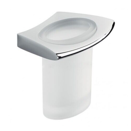 Colombo GLASS HOLDER LAND B2802 CR / COLOMBO DESIGN Chrome w Mounting Hardware