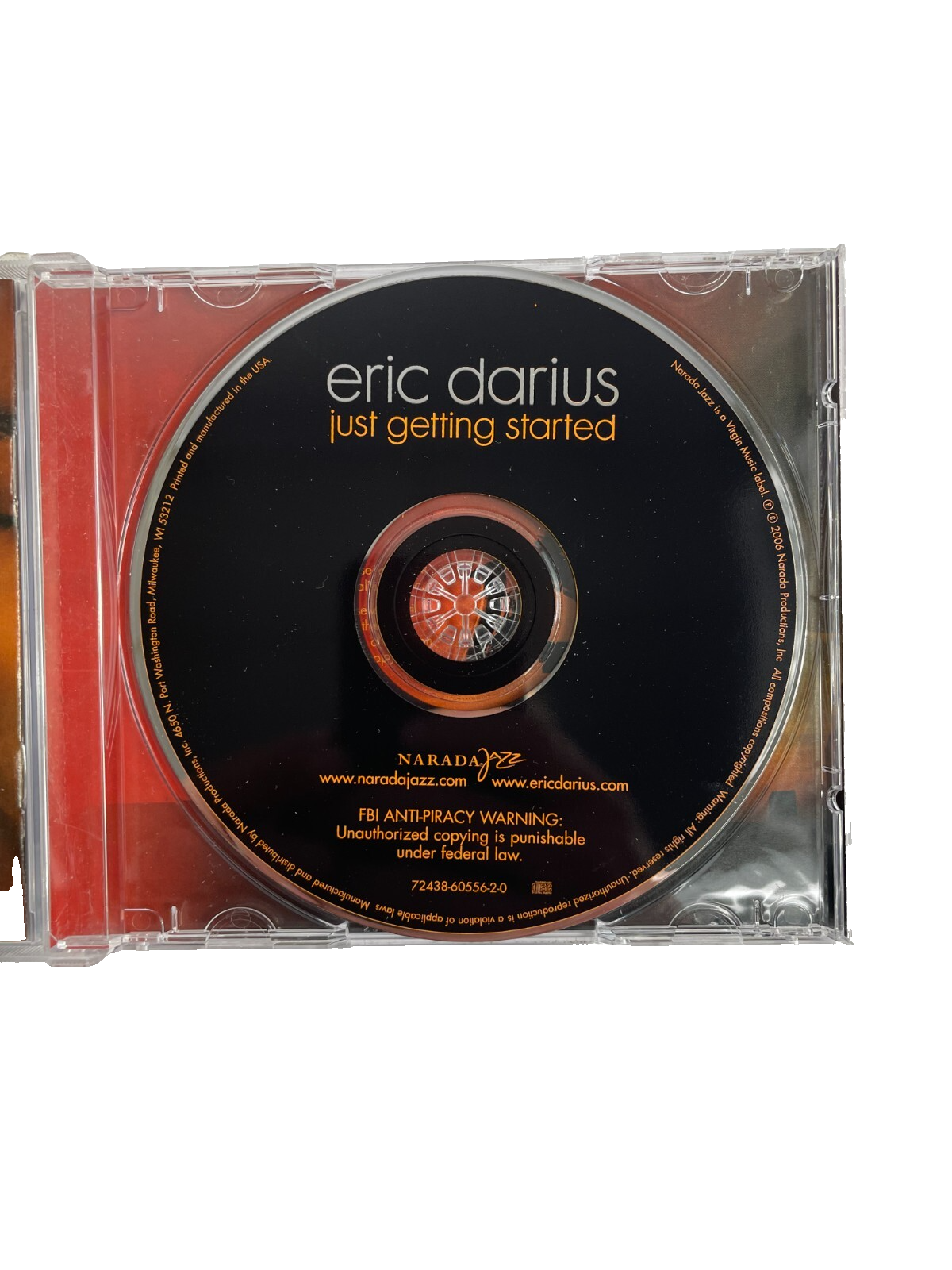 Eric Darius Just Getting Started Steppin' Up Chillin' Out Secret Soul CD#37