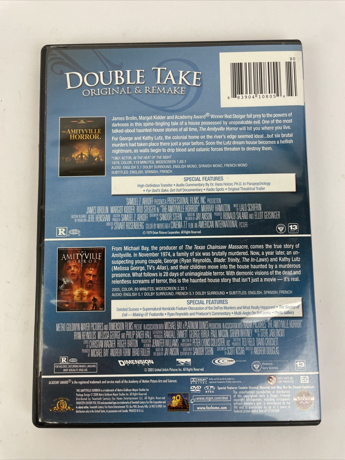 The Amityville Horror (1979) / The Amityville Horror (2005) (Two-Pack) (DVD)