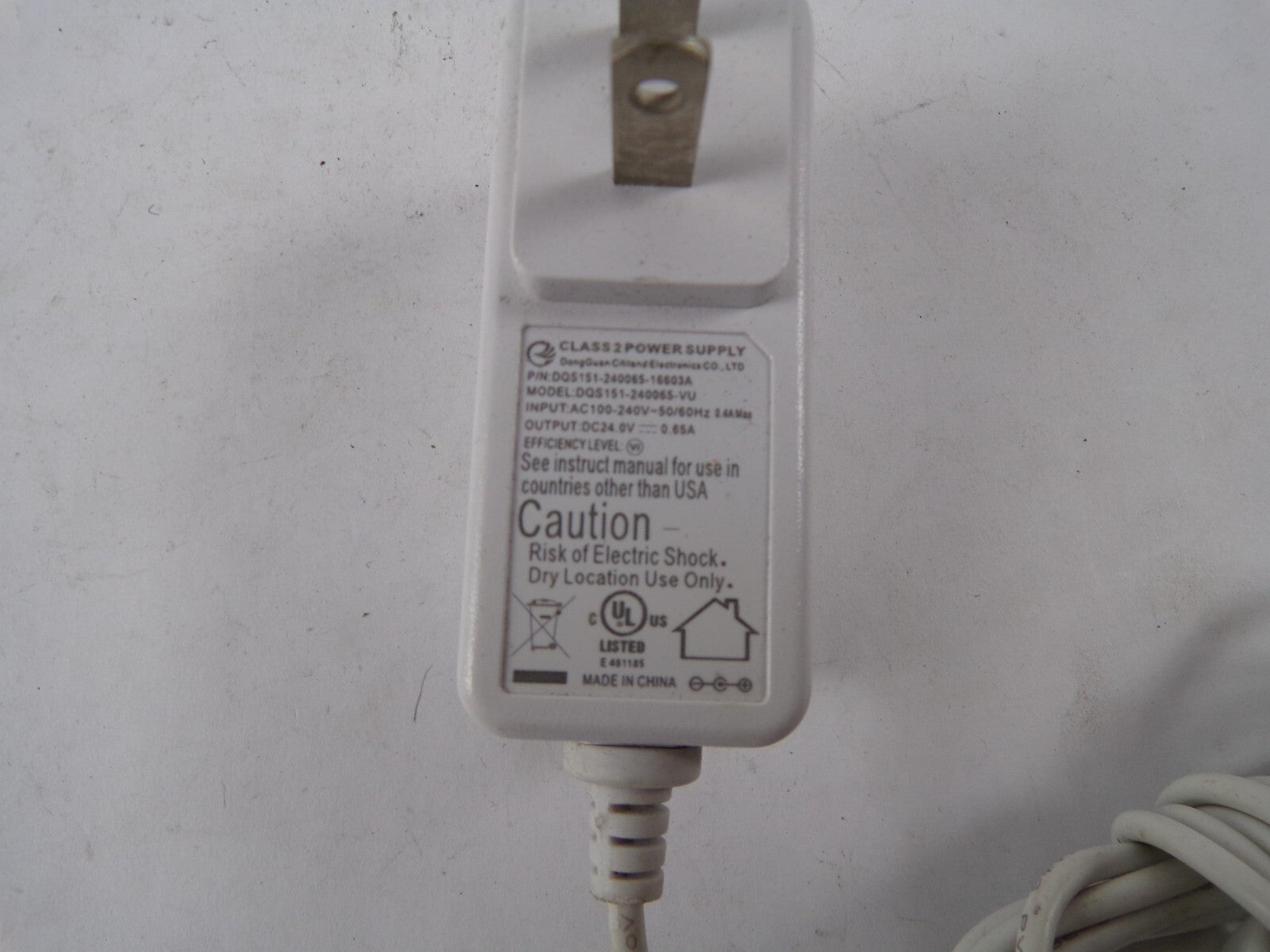 Genuine Class 2 Power Supply DQS151 Output 24 V 0.65A Power Supply Adapter A55
