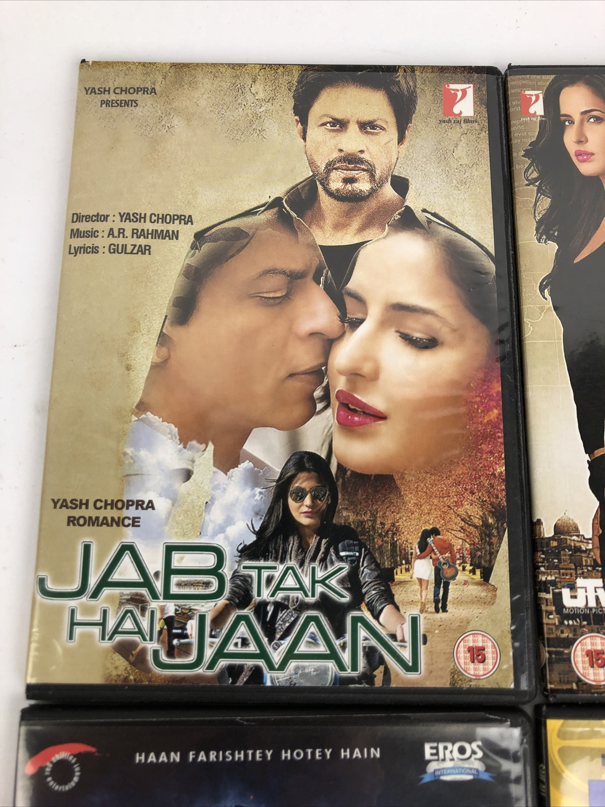5 x BOLLYWOOD DVD Lot RA ONE, Race 2, Munna Bhai, EK THA TIGER, JAB TAK HAI JAAN