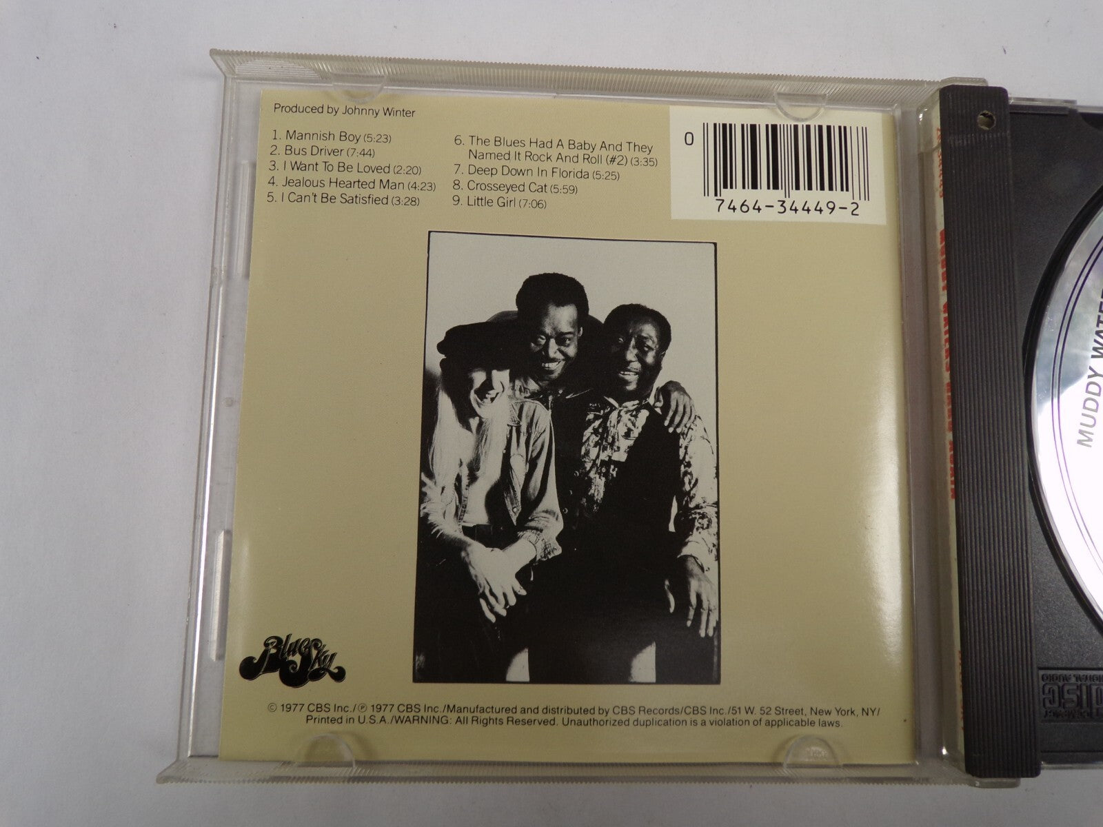 Muddy Waters HarD Again Mannish Boy Bus Driver I Want To Be Loved CD#59
