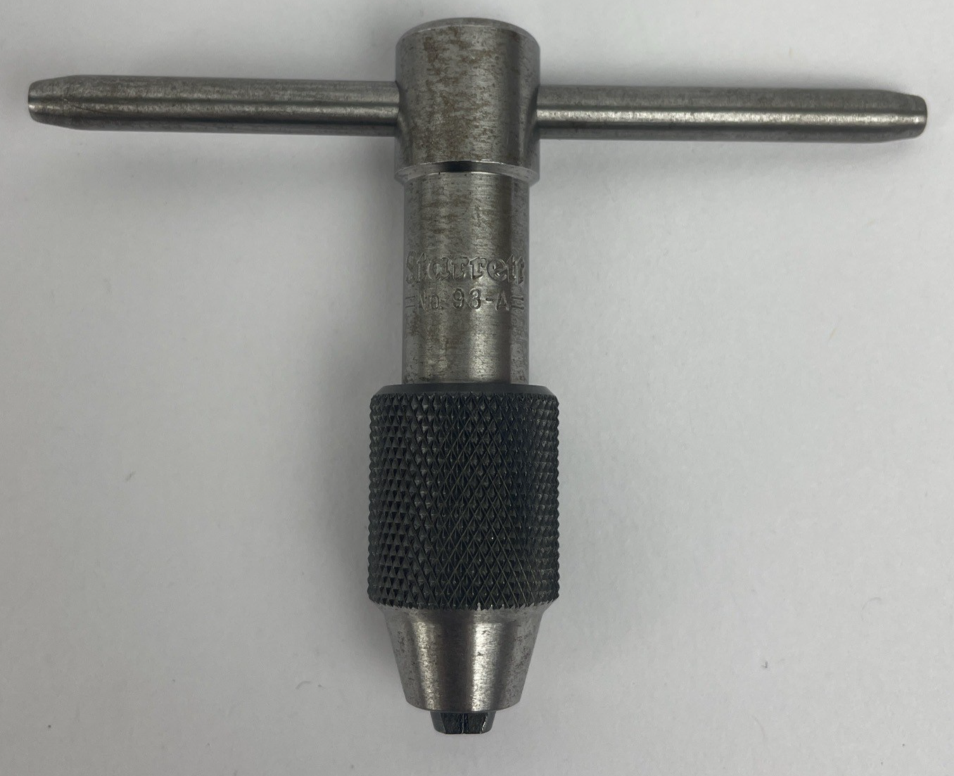 OEM L.S. STARRETT No. 93A 93-A T-Handle Ratcheting Tap Wrench Vintage