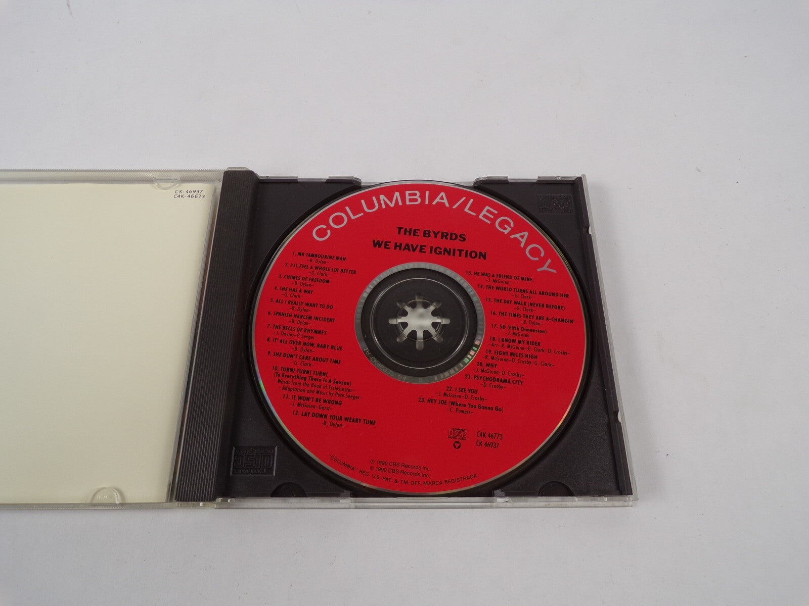 The Byrds We Have Ignition Mr. Tambourine Man I'll Feel A Whole Lot Better CD#46