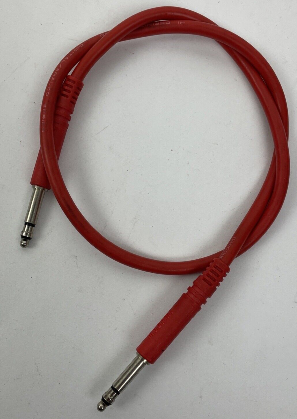Molded Red TT Cable | Mogami 2893 | 23" 3' 5" | Pro Audio LA