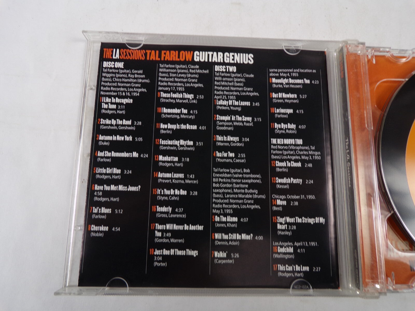 The Farlow The L.a. Sessions Cherokee This Is Always Move Godchild CD#56