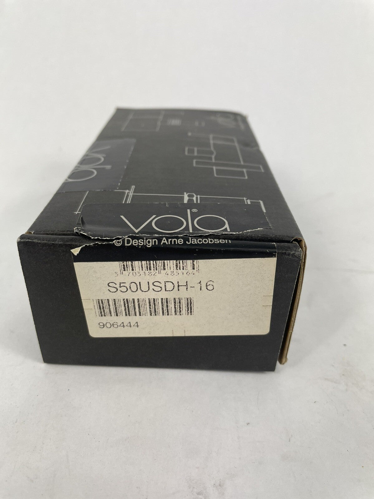 Vola Stop Valve S50DH Stop Valve, Standard 25 mm, Anti-Clockwise polished chrome