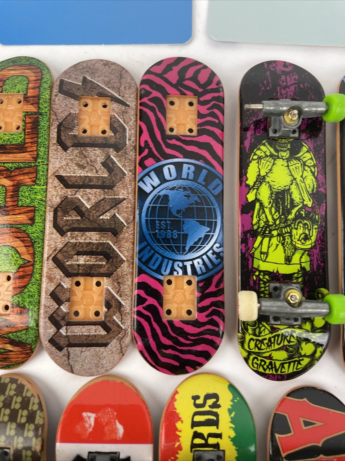 Vintage Tech Deck Lot Skateboard Fingerboard Flip Fiberlight Blind BUNDLE LOT