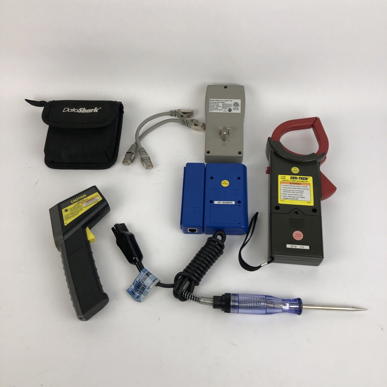 Cen-Tech Electrical Lot Clamp Meter Kill A Watt Circuit Tester Thermometer +++