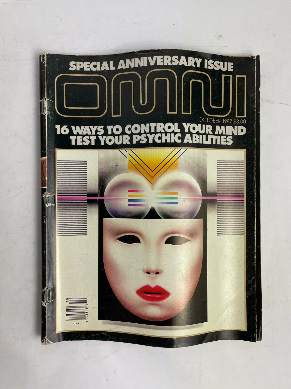 October 1987 Omni Magazine Ways To Control Your Mind Test Your Psychic Abilities