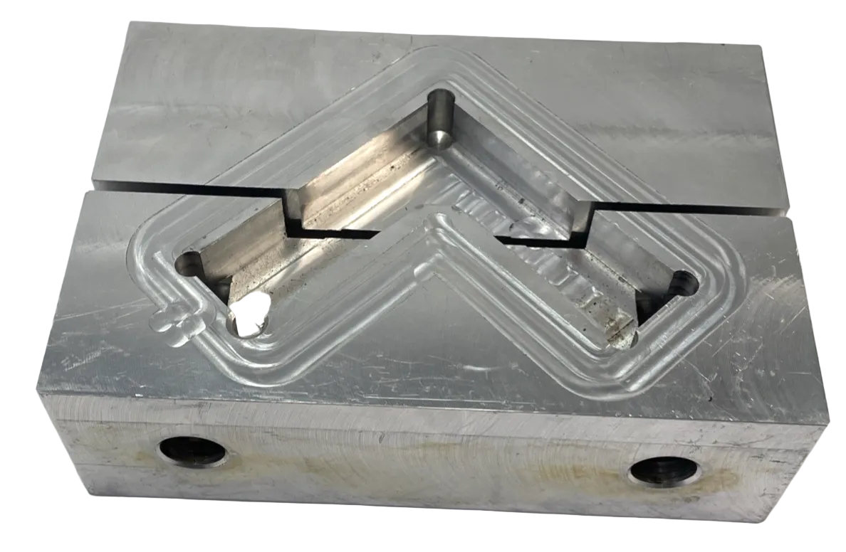 6" x 2" x 1.7/8" Machined Aluminum Vise Jaws For Kurt / Haas / Shars 6" Vises