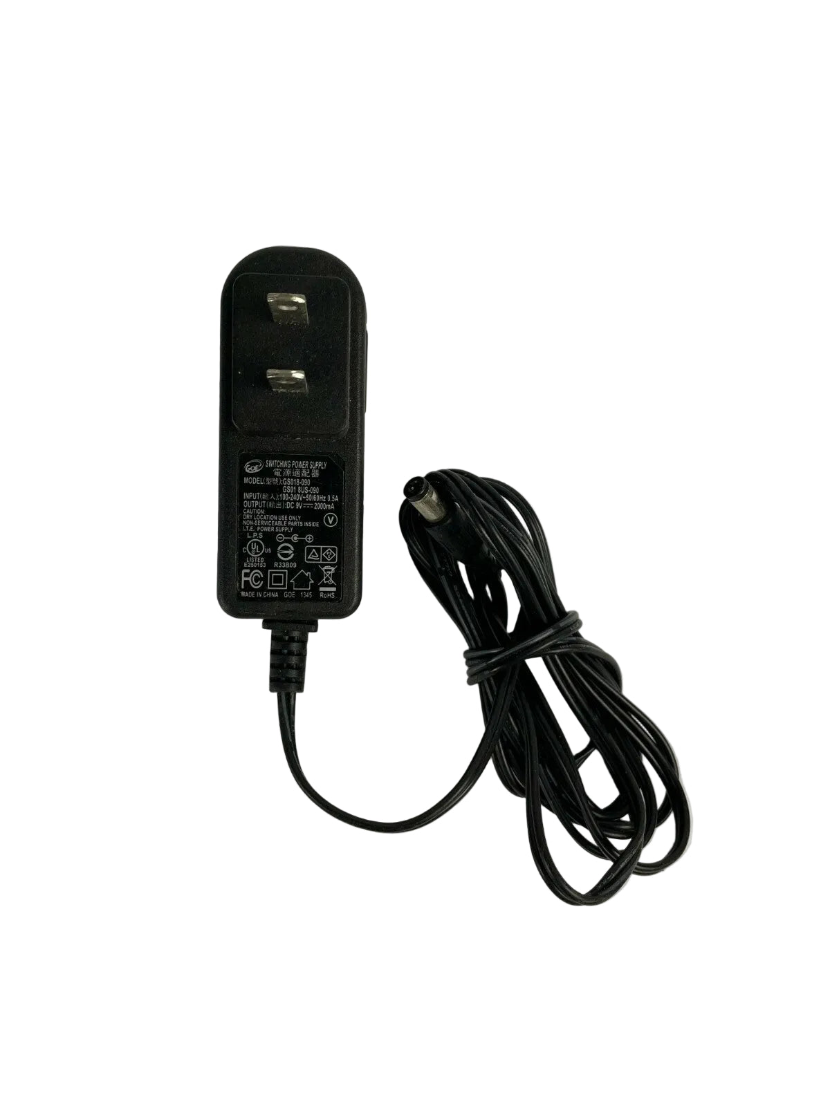 Genuine GOE GS0180-090 AC Adapter Output 9 V 2 A Power Supply Adapter A51