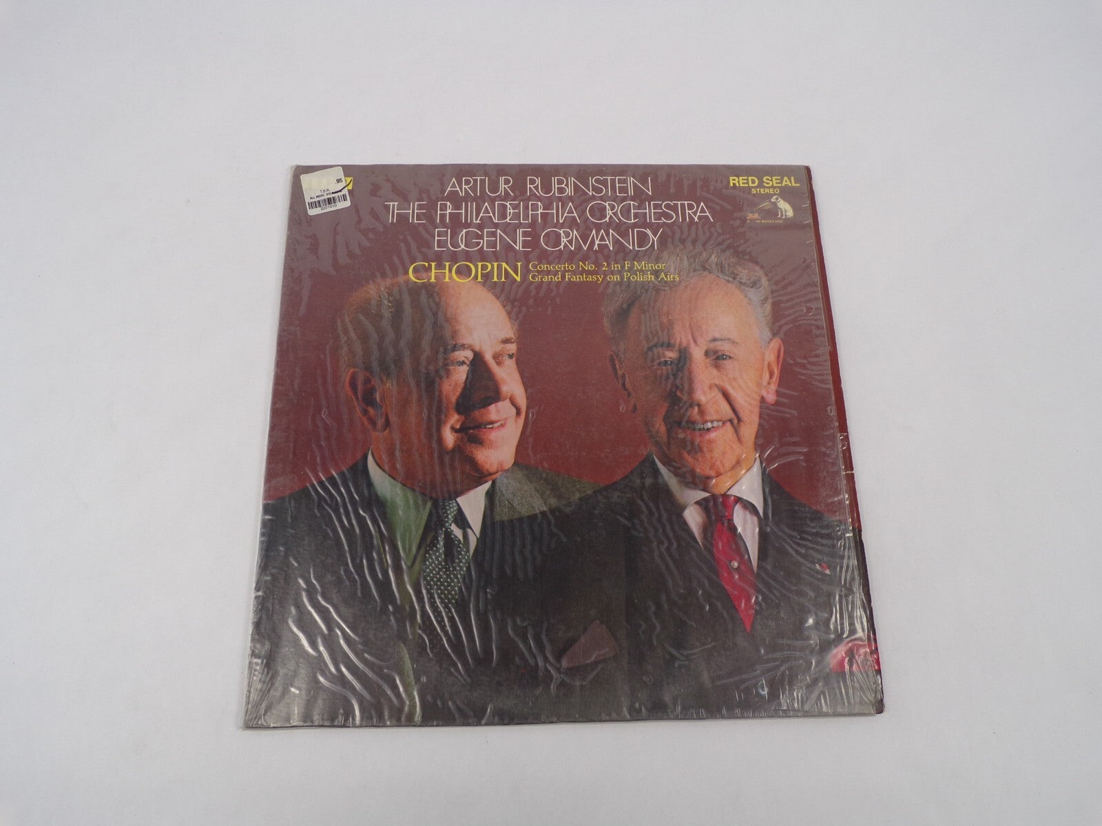 Artur Rubinstein The Philadelphia Orchestra Eugene Ormandy Chopin Vinyl Record