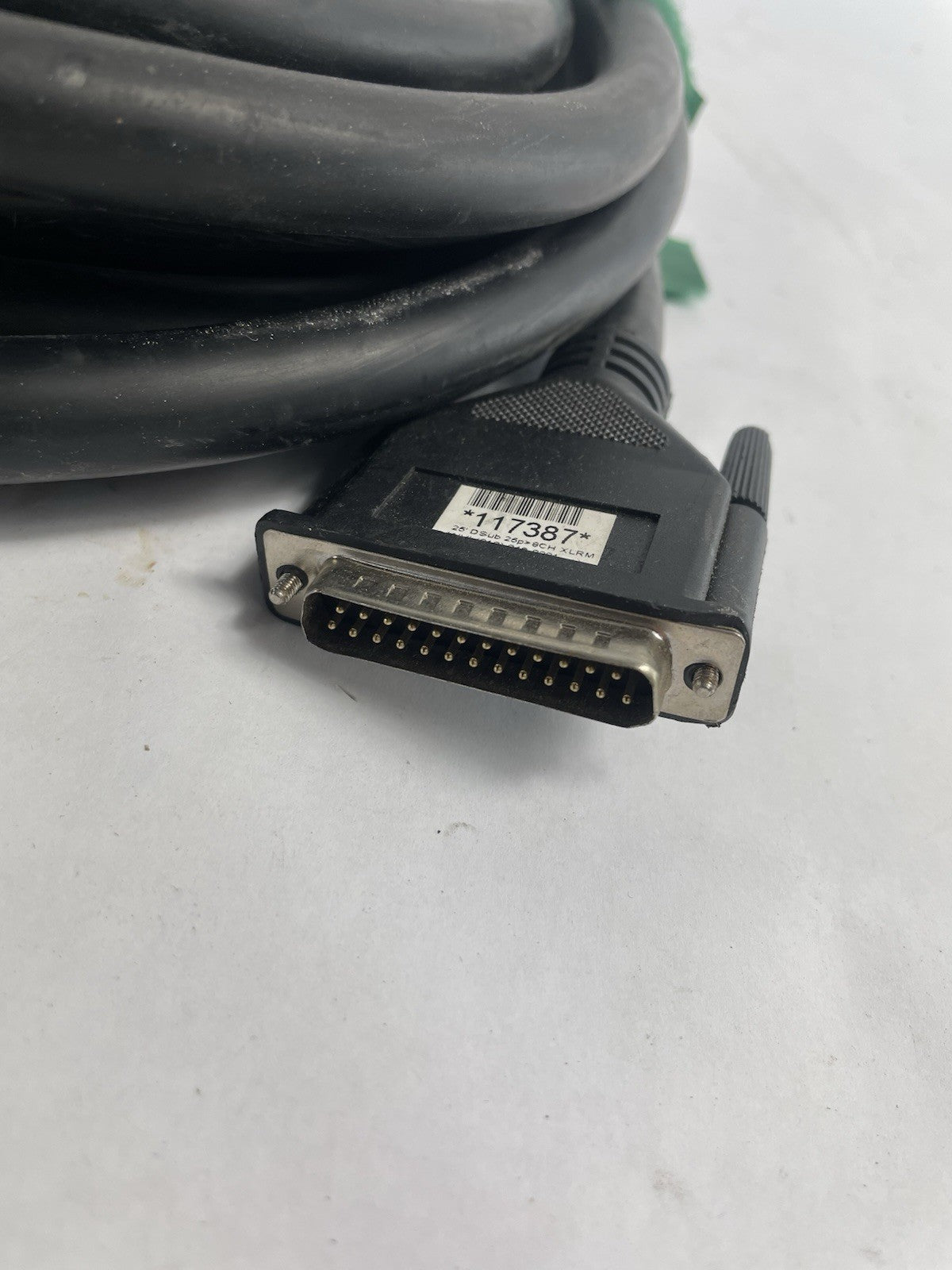 Wexler DB25 25-pin Analog D-Sub to 8 XLR3M Male Breakout Snake 25 ft 8 channel