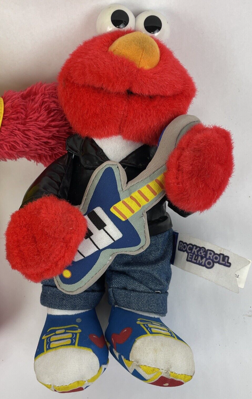 Lot of 3 1999 03 07 Sesame Street Elmo Plush 15" Stuffed Animal Toy LOOK Fish