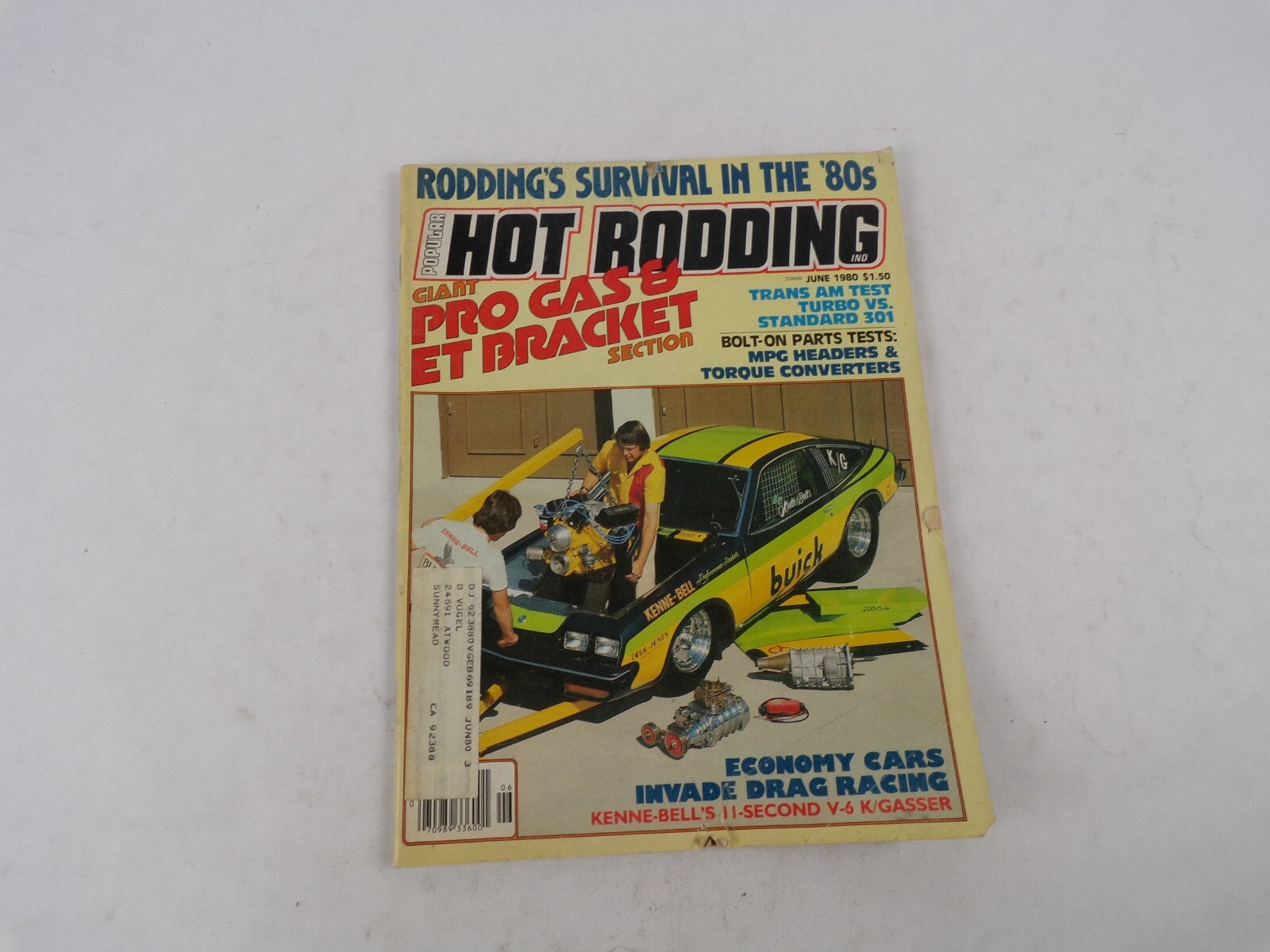June 1980 Hot Rod Magazine Rodding's Survival In The '80s Giant Pro Gase & ET Br